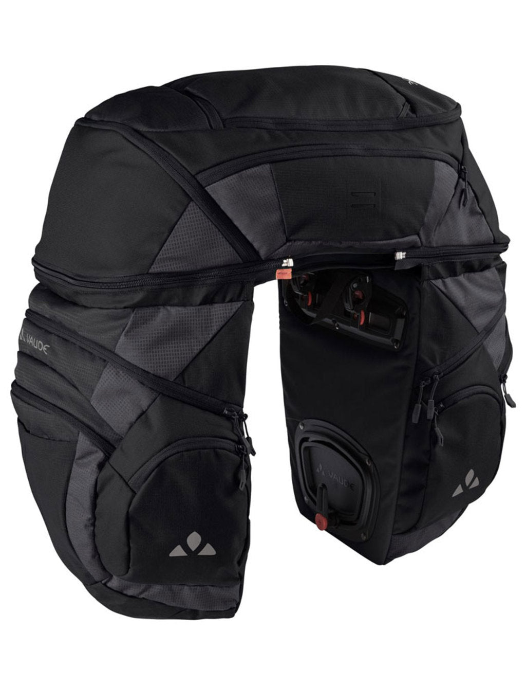 Dubbele-Fietstas-Vaude-Karakorum-Pro-Black-62-Liter Dubbele-Fietstas-Vaude-Karakorum-Pro-Black-62-Liter